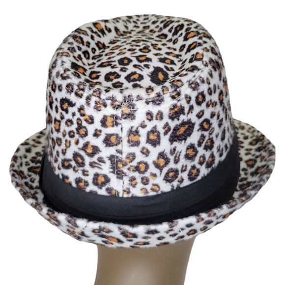 POP HEADWEAR Cheetah Print Fedora One Size Fits Most EUC - Picture 6 of 10